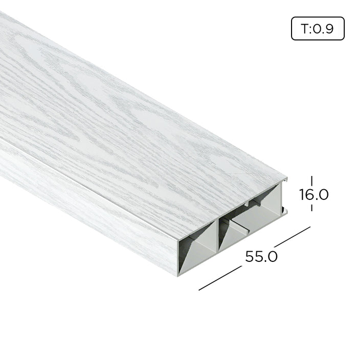 Aluminium Extrusion AM Kitchen Cabinet/ Wardrobe Carcass Front Profile Thickness 0.90mm AM1001-A ALUCLASS - ALUCLASS MY