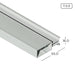 Aluminium Extrusion AM Kitchen Cabinet/ Wardrobe Carcass Front Profile (Two Side Adjustable Shelf) Thickness 0.90mm AM1001-D ALUCLASS - ALUCLASS MY
