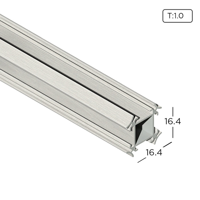 Aluminium Extrusion AM Kitchen Cabinet/ Wardrobe Four Way Joint Carcass Profile Thickness 1.00mm AM1009 ALUCLASS - ALUCLASS MY