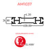 Aluminium Eco Cabinet Profile AM1037 ALUCLASS - ALUCLASS MY