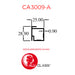 Aluminium Eco Cabinet Profile CA3009-A ALUCLASS - ALUCLASS MY