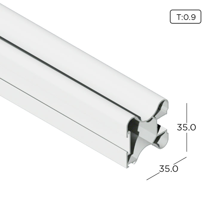 Aluminium Extrusion Kitchen Cabinet & Wardrobe Profile Thickness 0.90mm WR1008-A ALUCLASS - ALUCLASS MY