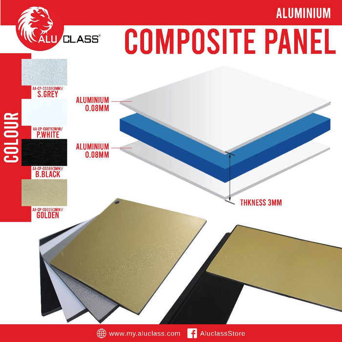 Aluminium Composite Panel Thickness 3mm ALUCLASS - ALUCLASS MY