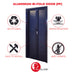 Aluminium Bi-Fold Door Shower/Kitchen (PC/PF) AA-BF.DOOR(3'X7')-PF/ AA-BF.DOOR(3'X7')-PC ALUCLASS (90cm x 210cm) - ALUCLASS MY