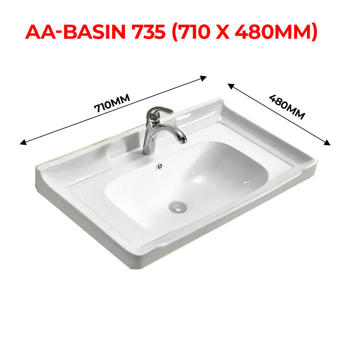 Minimalist Wash Basin Aluclass AA-BASIN (LJZT) - ALUCLASS MY