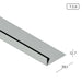 0.5" x 1.5" Aluminium Extrusion Unequal Angle Profile Thickness 0.80mm AN0412 ALUCLASS - ALUCLASS MY
