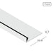 0.5" x 2" Aluminium Extrusion Unequal Angle Profile Thickness 0.90mm AN0416 ALUCLASS - ALUCLASS MY