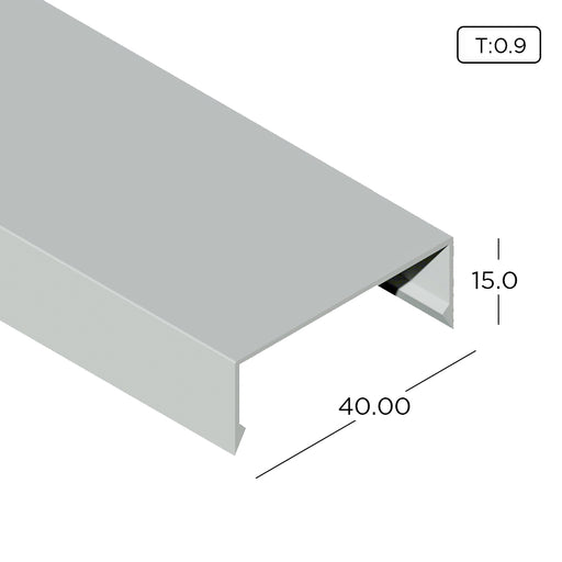 Aluminium Extrusion Curtain Wall Profile With Frame Thickness 0.90mm CW606 ALUCLASS - ALUCLASS MY
