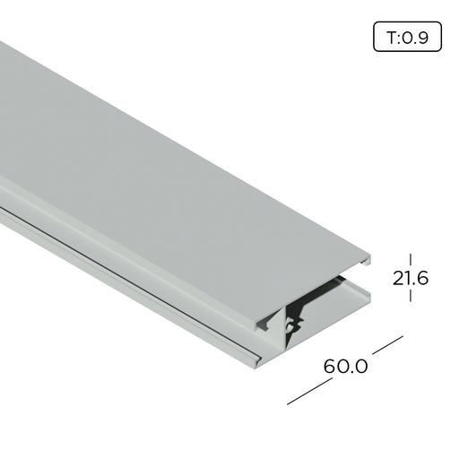 Aluminum Extrusion Economy Sliding Door Profile Thickness 0.90mm KD3135-2 ALUCLASS - ALUCLASS MY