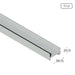 Aluminum Extrusion Economy Sliding Door Profile Thickness 1.00mm KD3141 ALUCLASS - ALUCLASS MY
