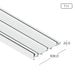 Aluminum Extrusion Economy Sliding Door Profile Thickness 1.10mm KD3153 ALUCLASS - ALUCLASS MY