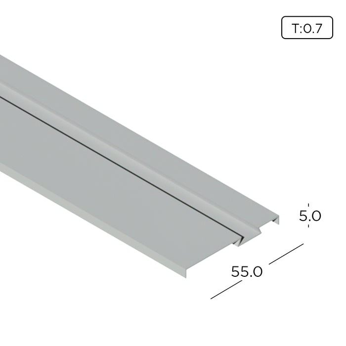 Aluminium Partition KP1031-1 Aluminium Skirting Profile ALUCLASS - ALUCLASS MY