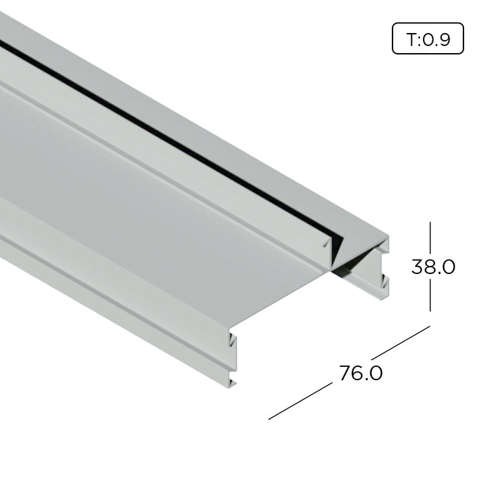 Aluminium Partition KP1035 Aluminium Door Jamb/ Door Frame Profile ALUCLASS - ALUCLASS MY