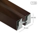 Aluminium Extrusion Shopfront Profile Thickness 1.05mm KS3908 ALUCLASS - ALUCLASS MY