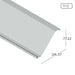 Aluminium Extrusion Z-Blade Louvre Profile (Big) Thickness 1.20mm LV300 ALUCLASS - ALUCLASS MY