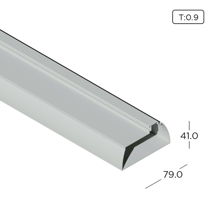 Aluminum Shower Door Profile MY1380-C Aluminium Extrusion Profiles ALUCLASS - ALUCLASS MY