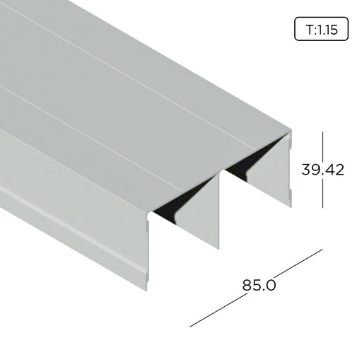 Aluminium Kitchen Cabinet & Wardrobe Profile WR1009-B Aluminium Extrusion Profiles ALUCLASS - ALUCLASS MY