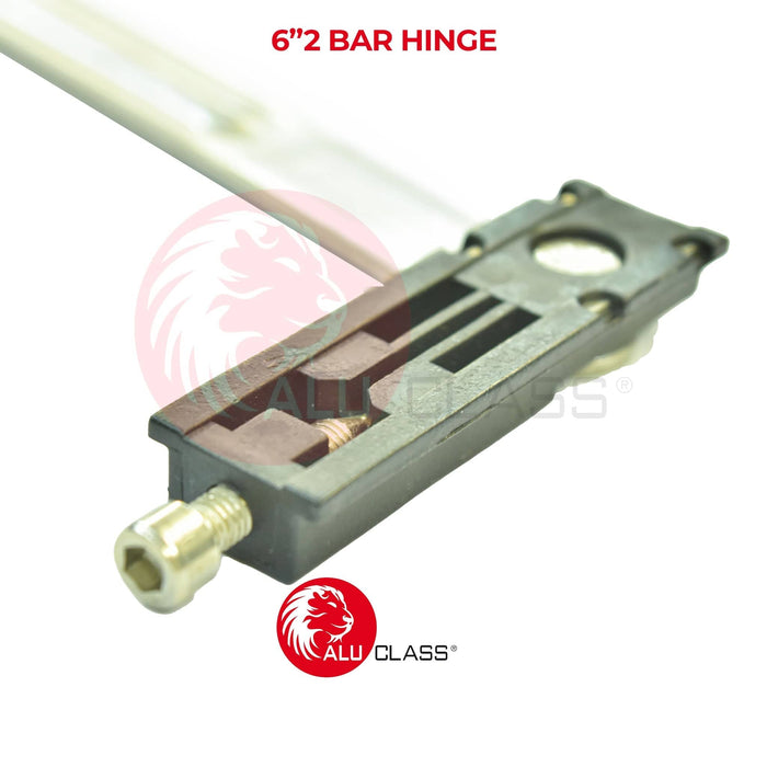 2 Bar Hinge - 6" ALUCLASS (CZB-HC06) - ALUCLASS MY