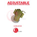 Adjustable Sliding Door & Window Roller (Economy) ALUCLASS AA-RL-LD ROLLER 001 - ALUCLASS MY