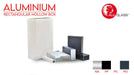 1" x 1" Aluminium Square Hollow HB0808-1 Aluminium Extrusion Profiles ALUCLASS - ALUCLASS MY