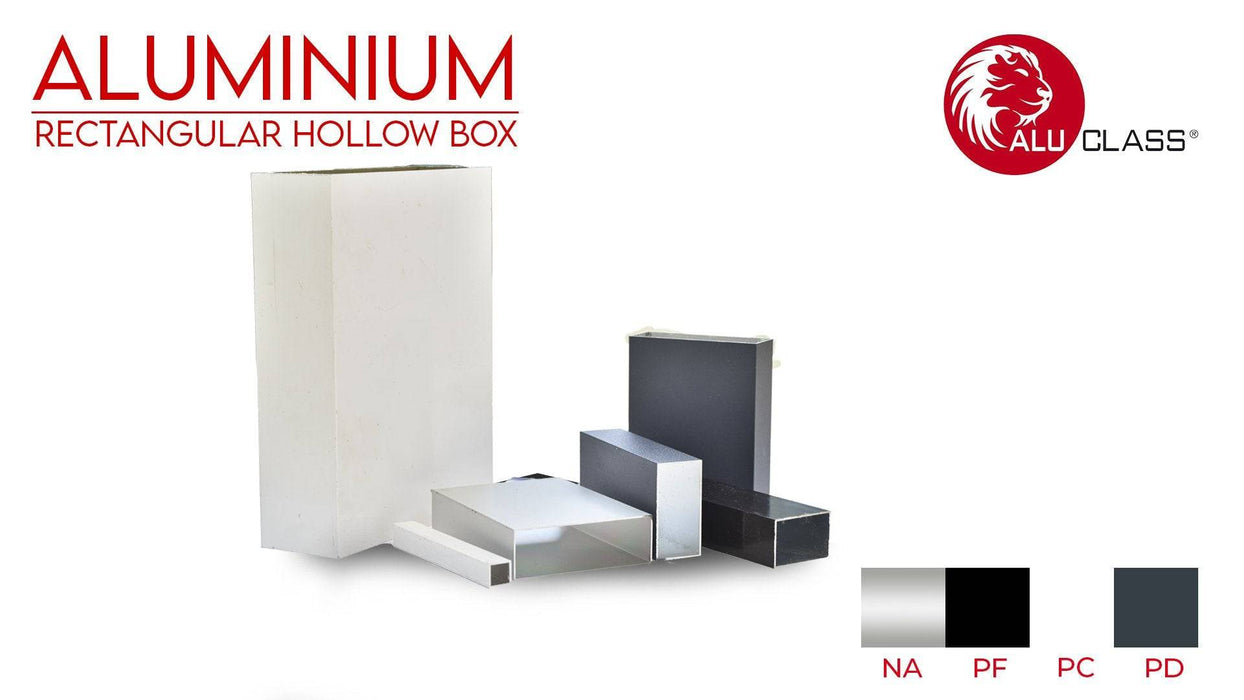 Aluminium Rectangular Hollow HB0832 Aluminium Extrusion Profiles ALUCLASS - ALUCLASS MY